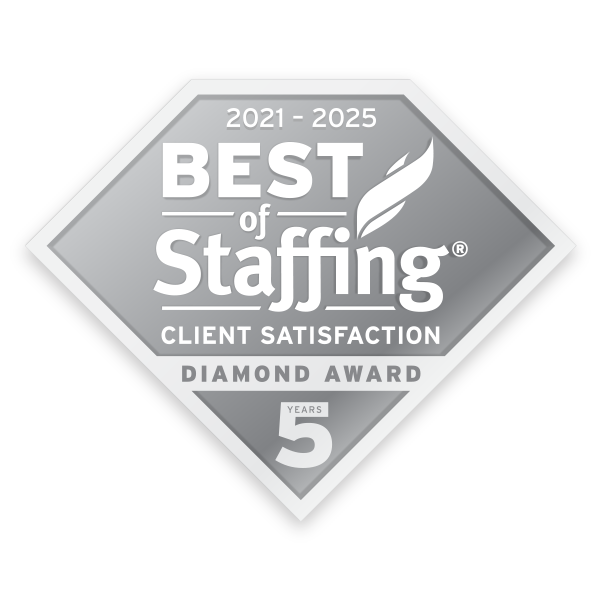 Best of Staffing Client Satisfaction Diamond Award 5 Years