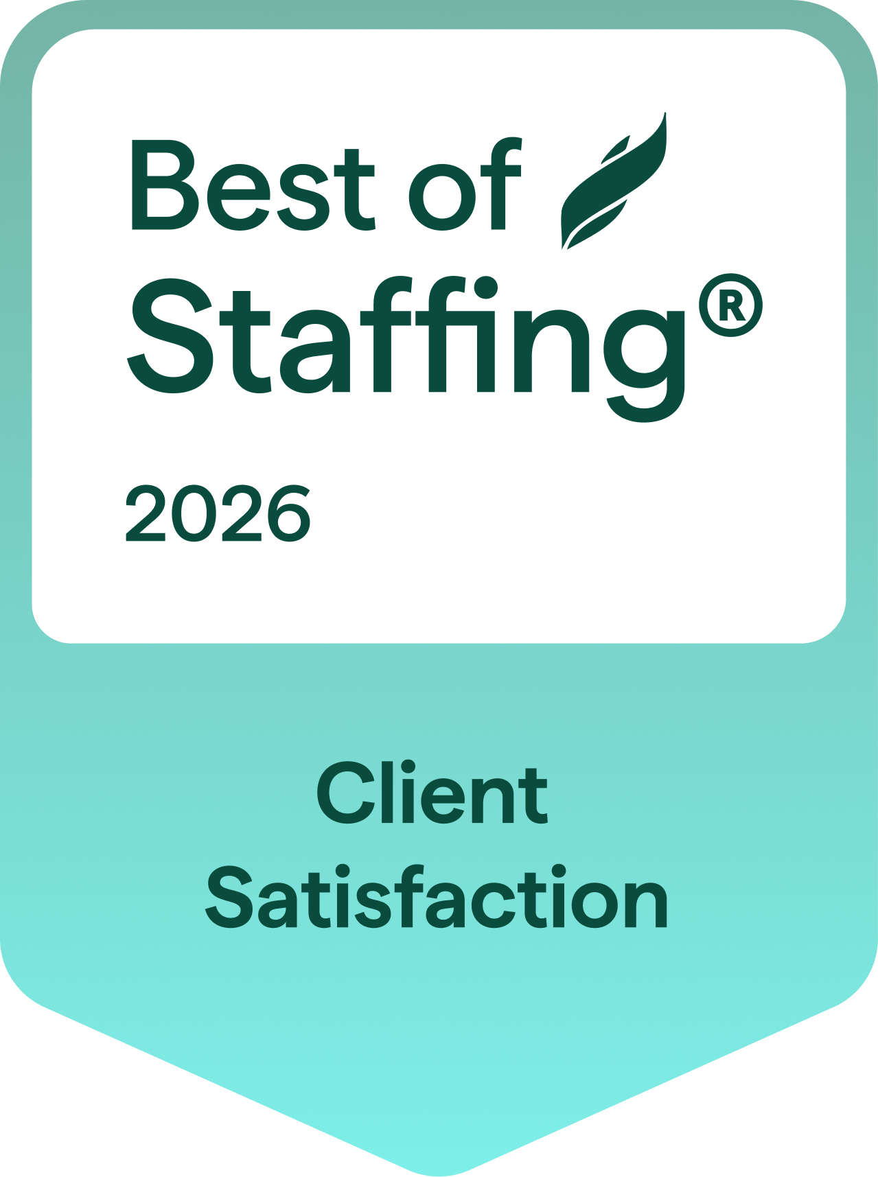 2026 Best of Staffing Client